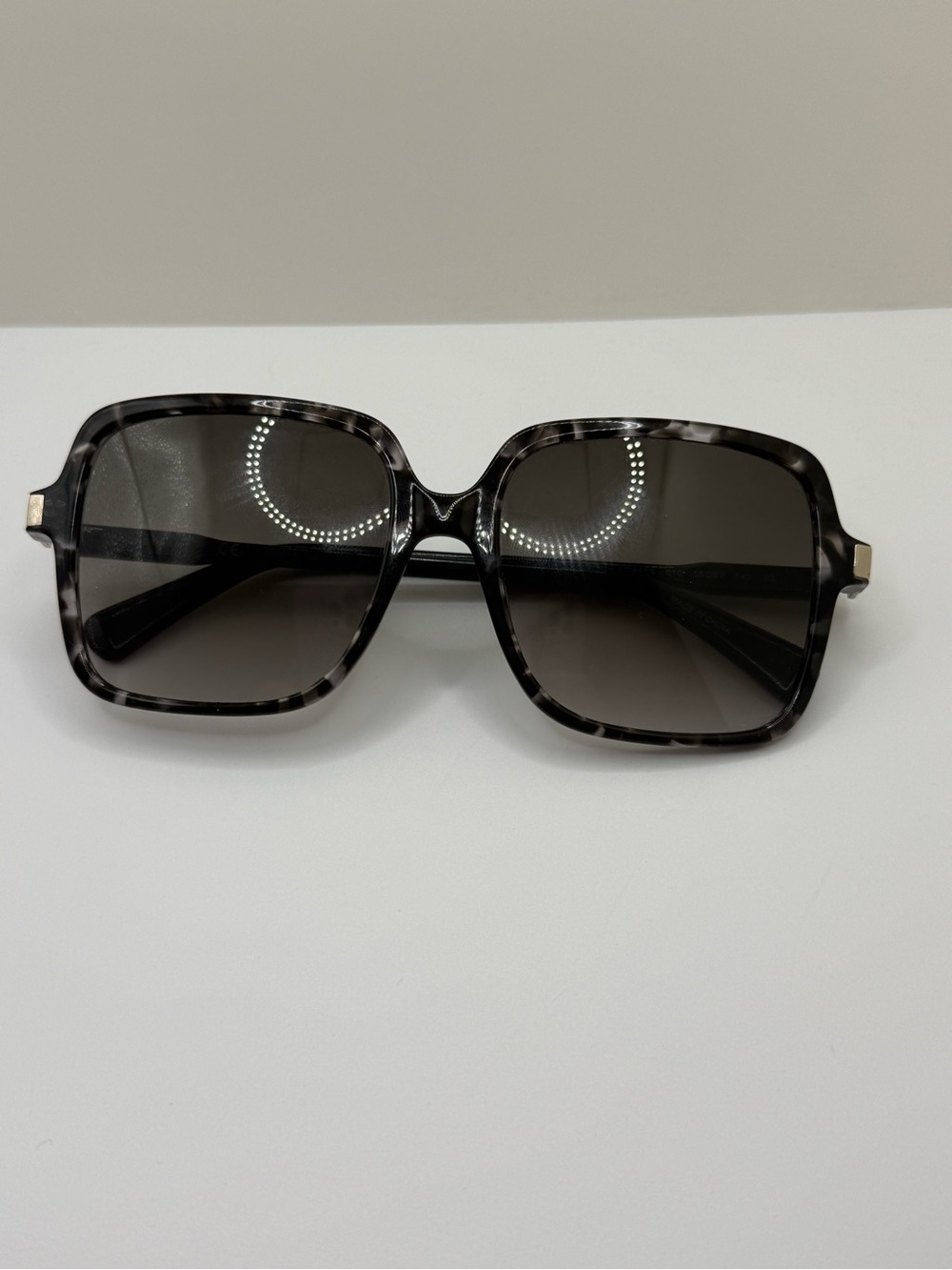 Authentic LongchampTortoiseshell Women's Sunglasses - Black/grey Gradient Lenses